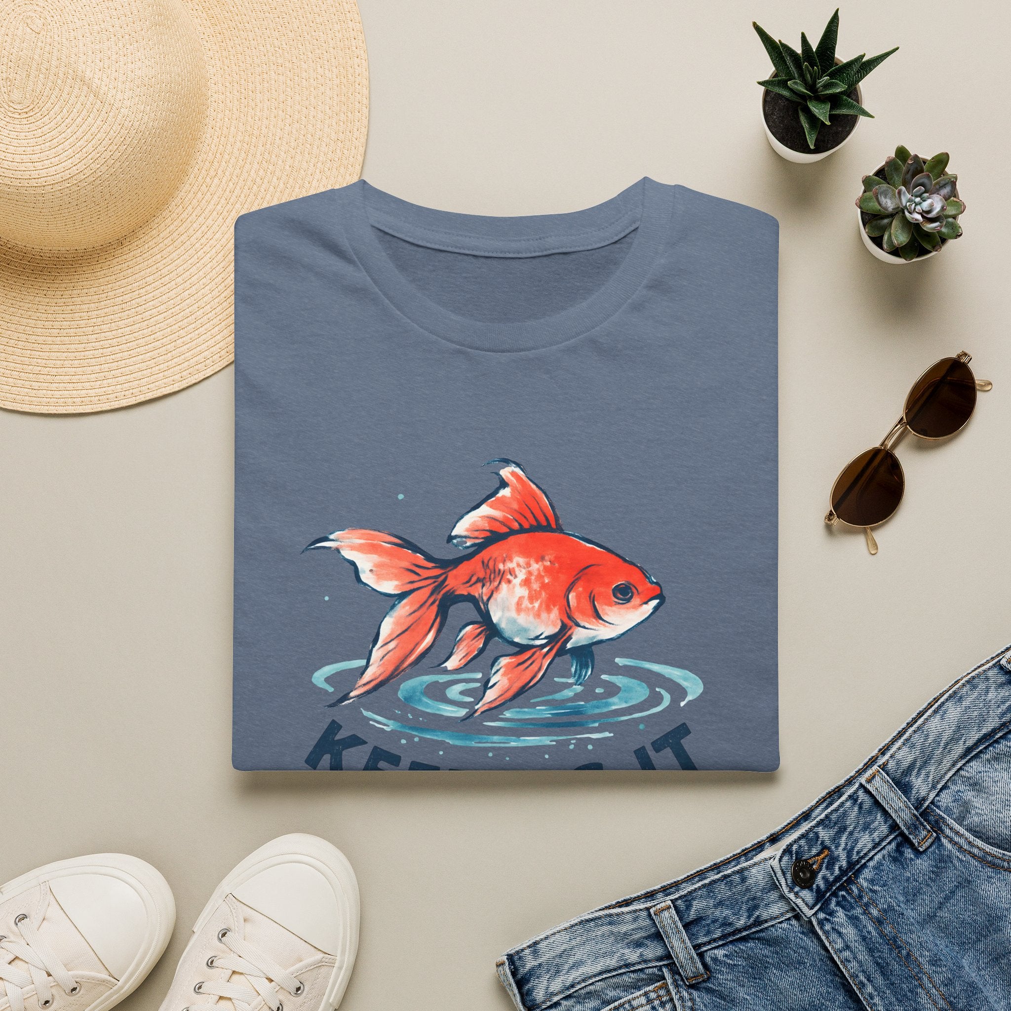 Goldfish Keeping It Real T-Shirt