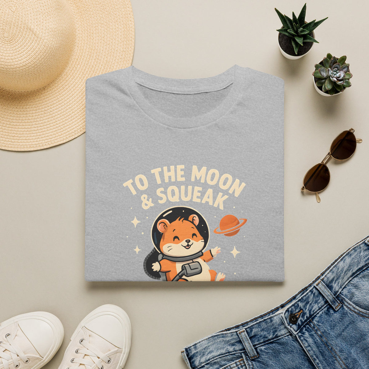 Hamster Astronaut in Space T-Shirt