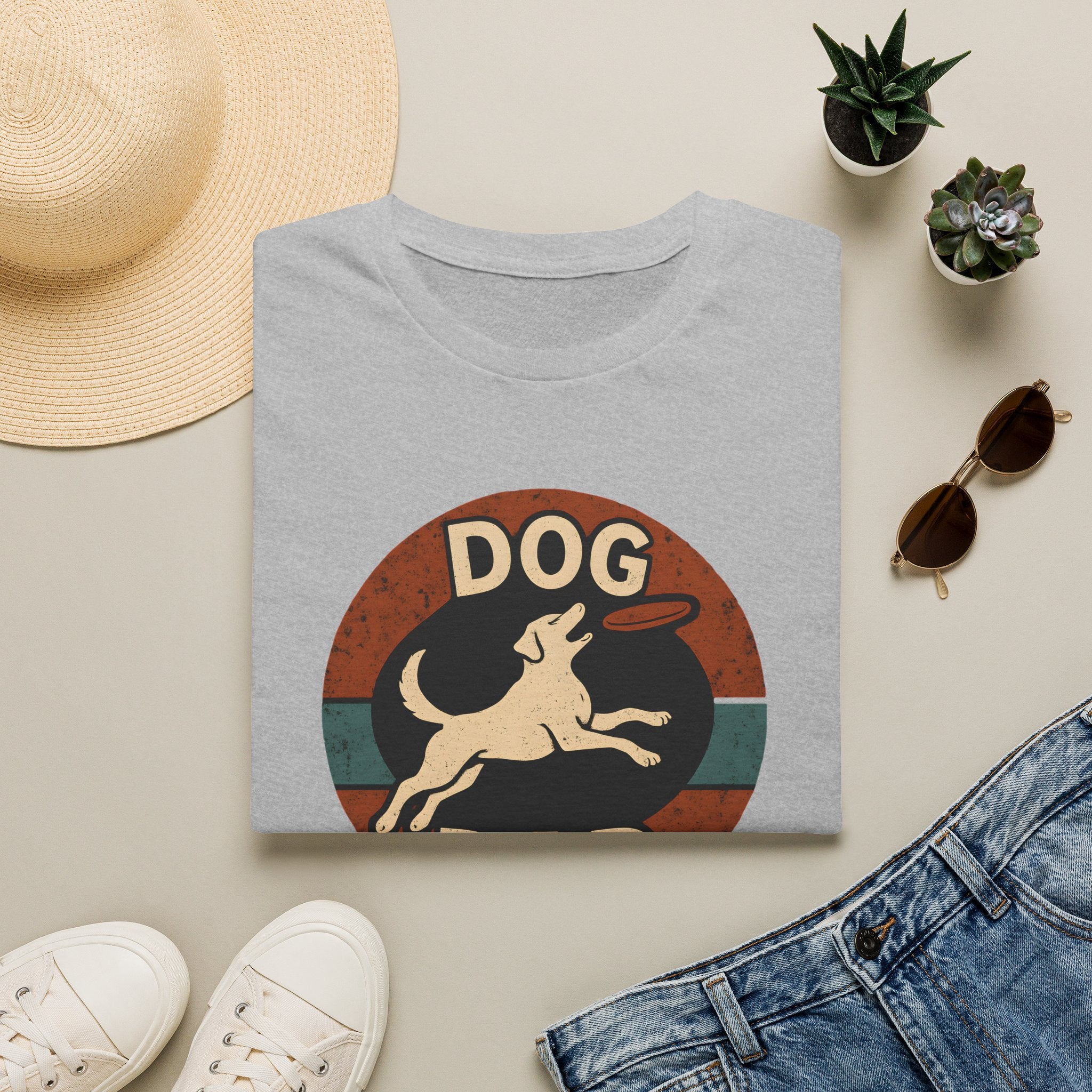 Dog Dad Badge T-Shirt