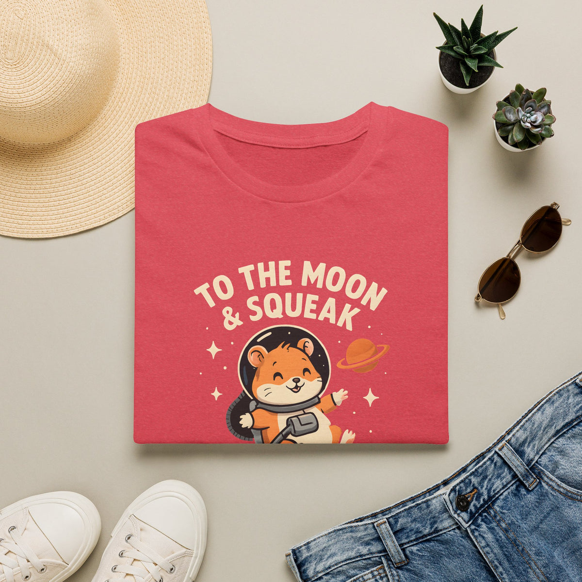 Hamster Astronaut in Space T-Shirt