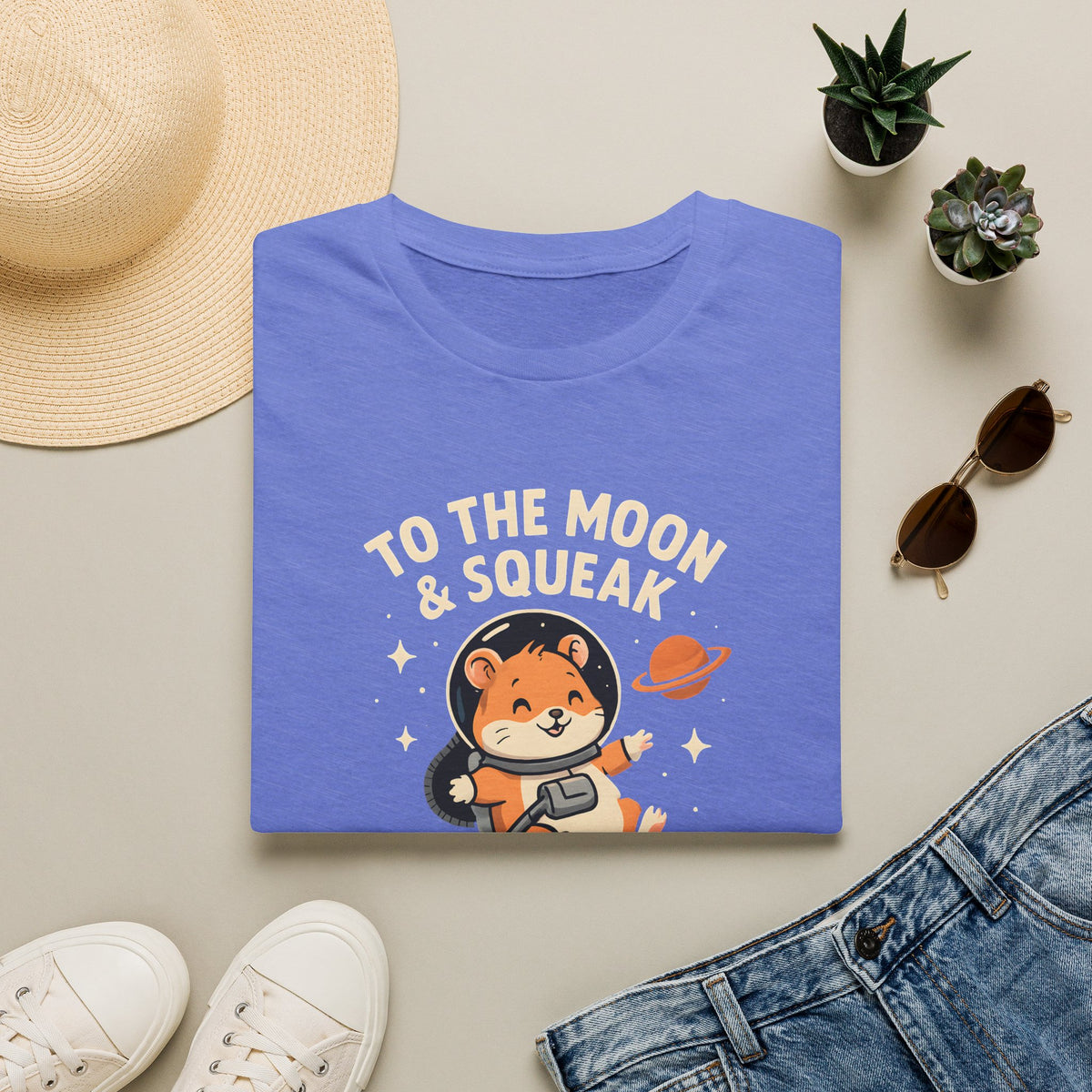 Hamster Astronaut in Space T-Shirt