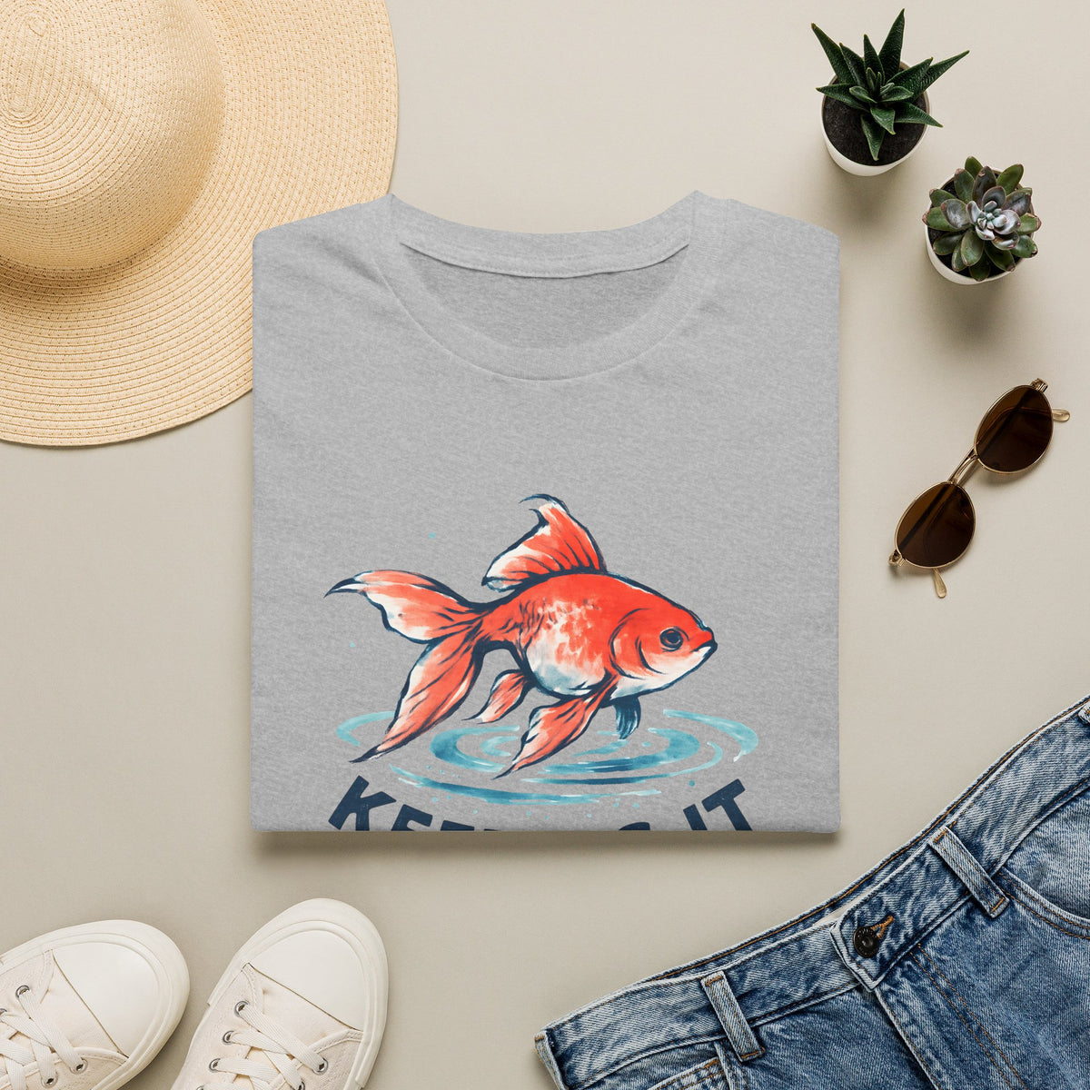 Goldfish Keeping It Real T-Shirt