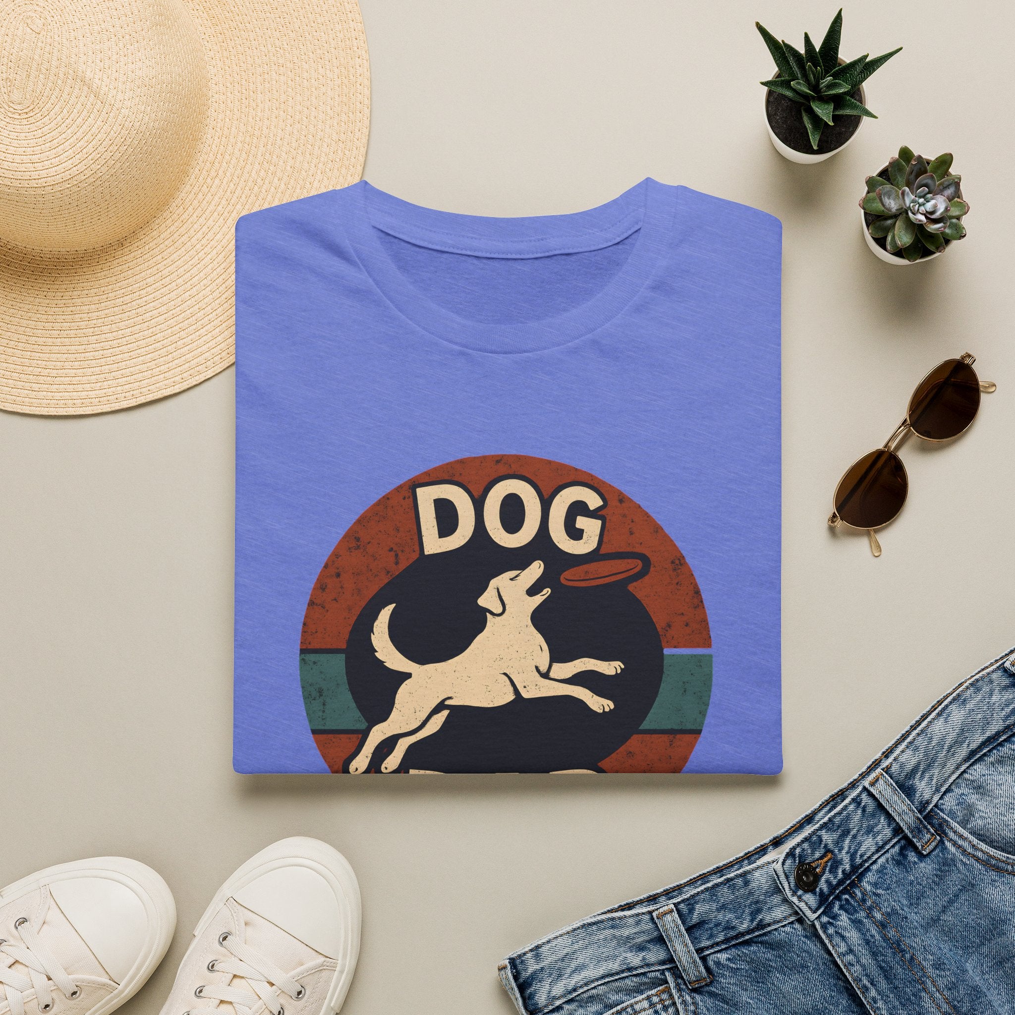 Dog Dad Badge T-Shirt