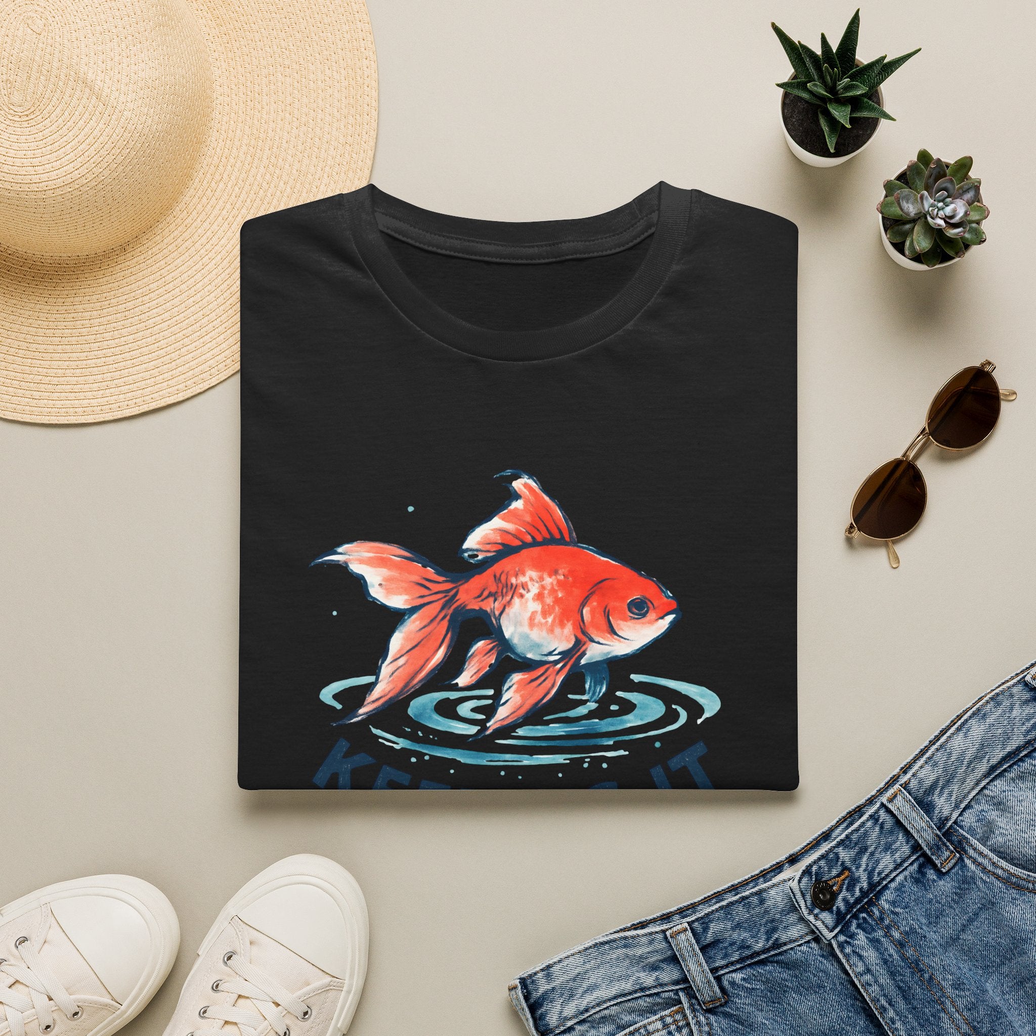 Goldfish Keeping It Real T-Shirt