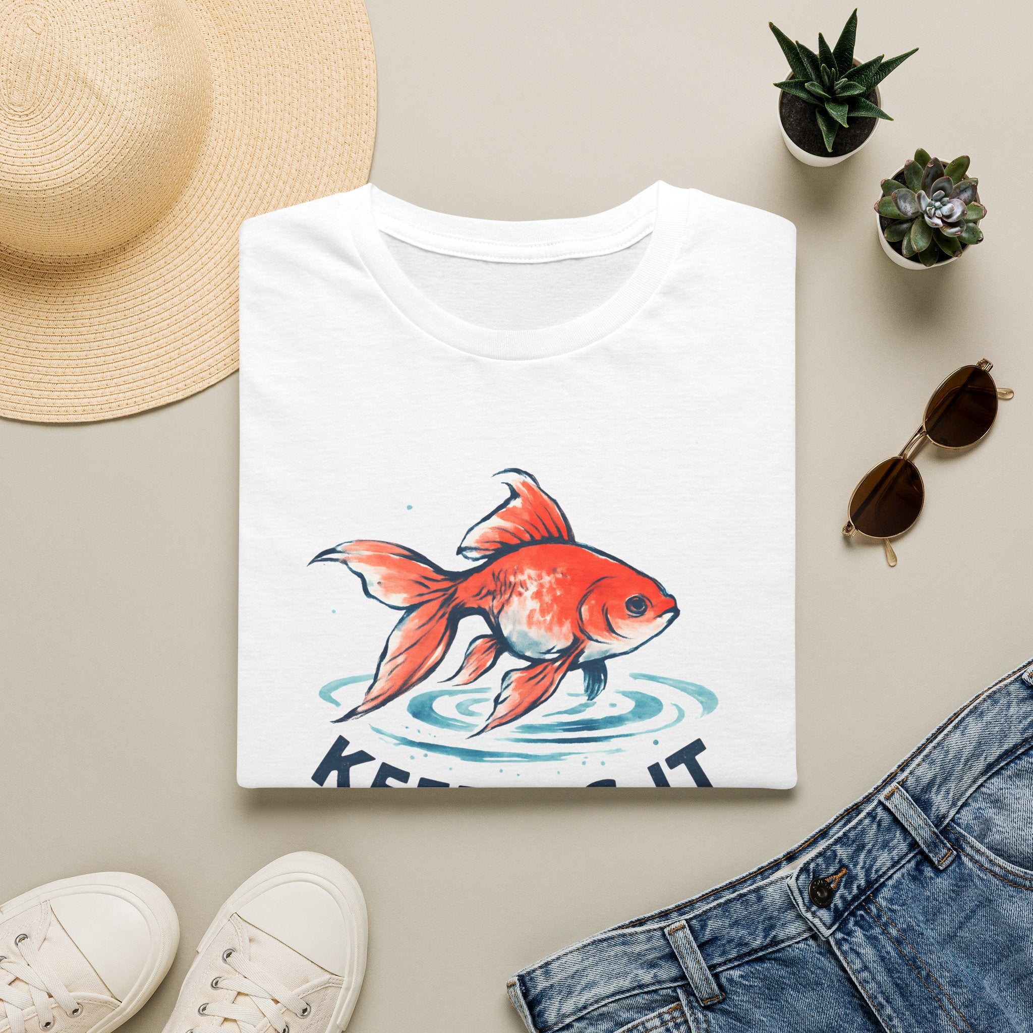 Goldfish Keeping It Real T-Shirt