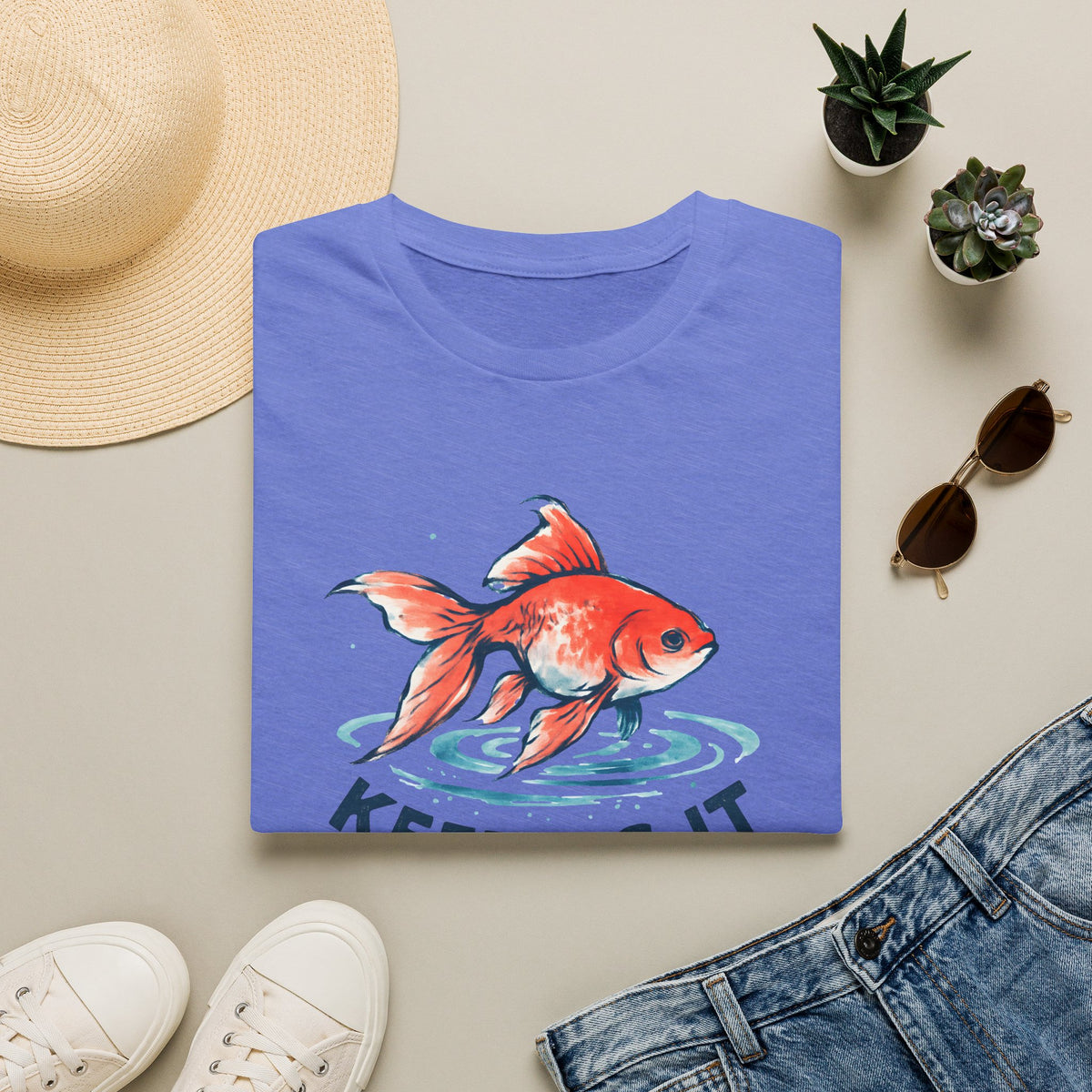 Goldfish Keeping It Real T-Shirt